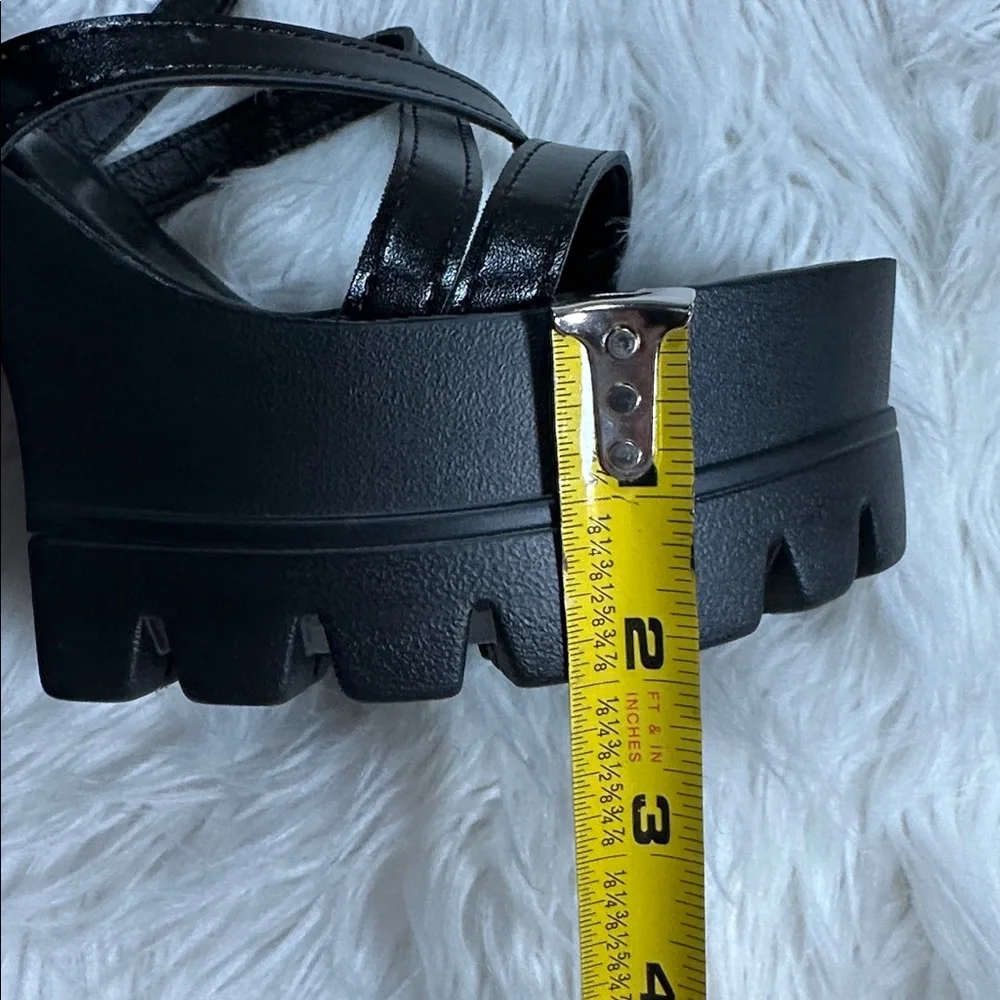 Strappy Platform Chunky Heels